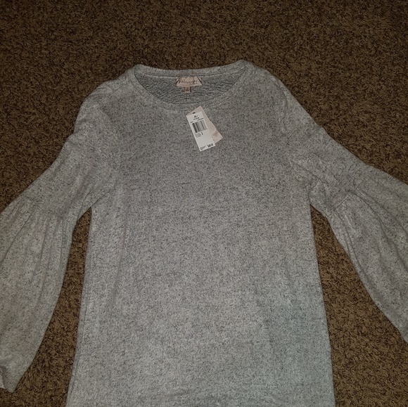Philosophy Tops - *SALE* NWT Philosophy Small Grey Sweater Bell